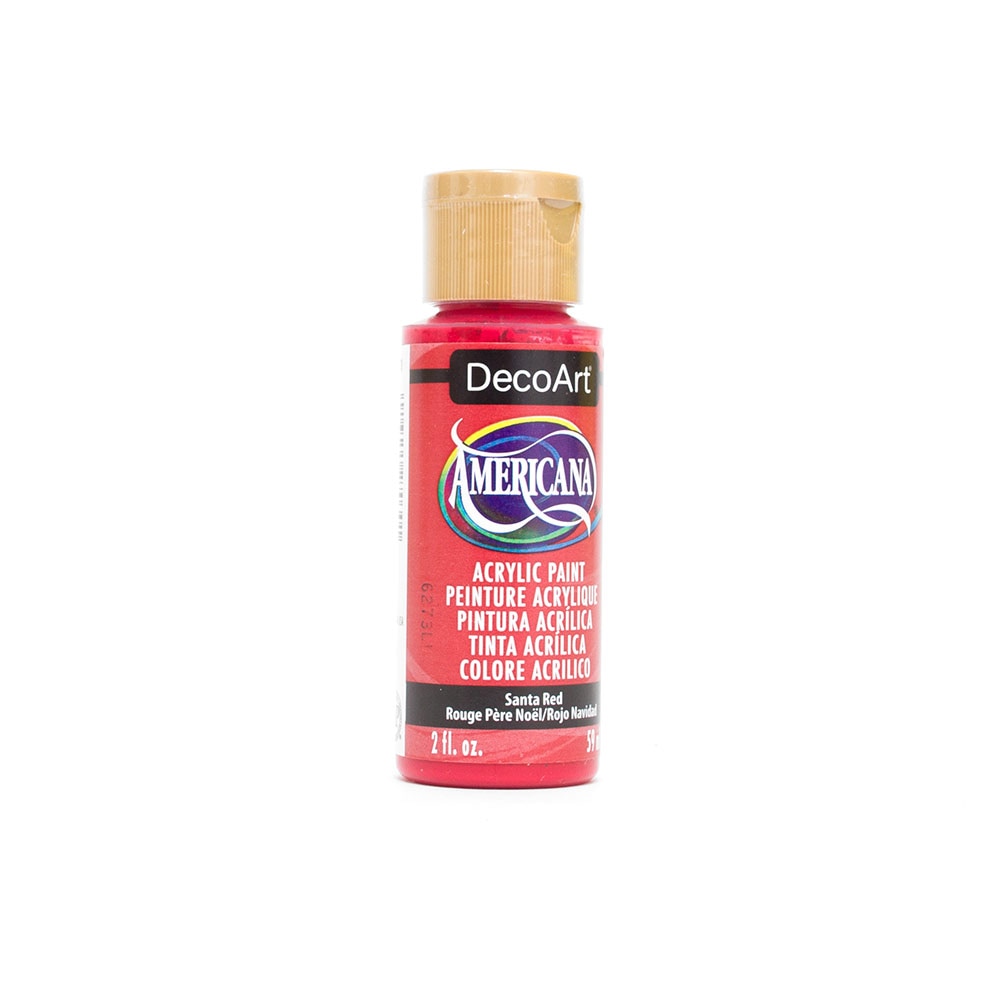 DecoArt, Acrylic, Art & School, Americana, 2 ounce, 30369, Santa Red